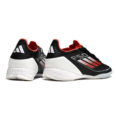 Adidas F50 Elite Black Red and White Indoor IC Football Boot