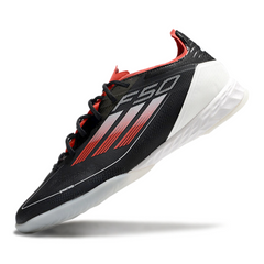Adidas F50 Elite Black Red and White Indoor IC Football Boot