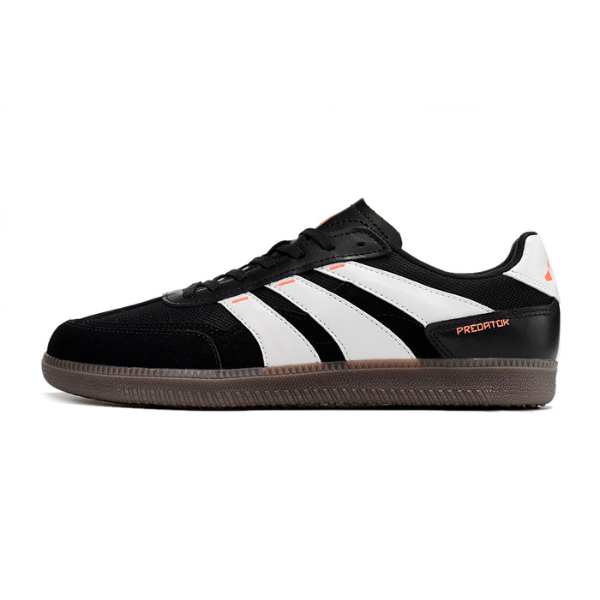 Chuteira Futsal Adidas Predator 24 League Low IC Preta e Branca - VENI Futebol