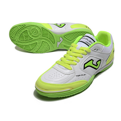 Joma Top Flex 24 IC White and Green Futsal Football Boot