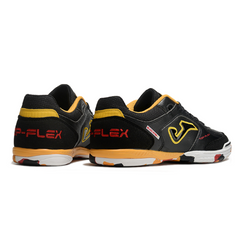 Joma Top Flex 24 Black and Yellow Indoor IC Football Boot