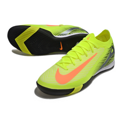 Nike Zoom Mercurial Vapor 16 Elite Yellow Black and Orange Indoor IC Football Boot