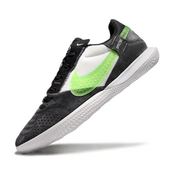 Nike Streetgato Gray White and Green Indoor IC Football Boot