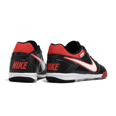 Chuteira Futsal Nike SB Gato X Supreme IC Preta, Branca e Vermelha - VENI Futebol