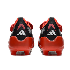 Adidas Predator 25 Elite Tongue Black and White Firm Ground FG Kids Football Boot