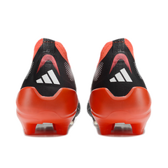 Adidas Predator 25 Elite Laceless Green and Black Firm Ground FG Kids Football Boot