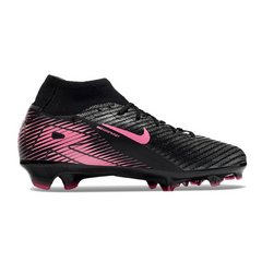 Nike Air Zoom Mercurial Superfly 10 Elite Black and Pink Firm Ground FG Kids Football Boot