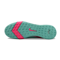 Nike Zoom Mercurial Vapor 16 Elite Kids Light Blue and Pink Turf TF Football Boot