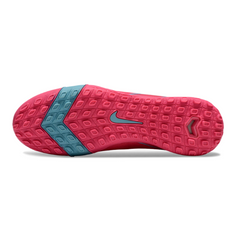 Nike Zoom Mercurial Vapor 16 Elite Pink and Blue Kids Turf TF Football Boot