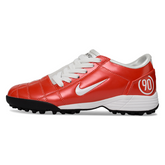 Nike Total 90 III Kids Turf TF Football Boot White and Red
