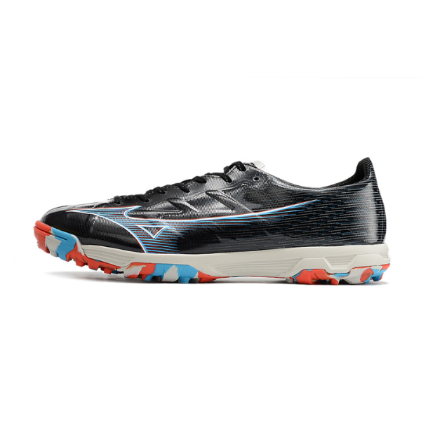 Chuteira Society Mizuno Alpha TF Preta - VENI Futebol