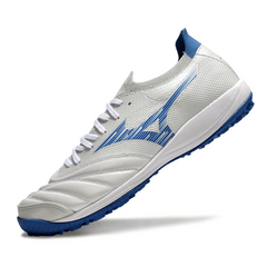 Mizuno Neo Sala White and Light Blue Turf TF Football Boot