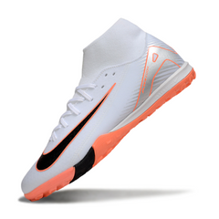Nike Zoom Mercurial Superfly 10 Academy White and Orange Turf TF Football Boot