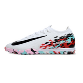 Nike Zoom Mercurial Vapor 16 Elite White and Red Turf TF Football Boot