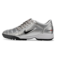 Nike Total 90 III Silver Black and Red Turf TF Football Boot