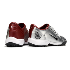 Nike Total 90 III Turf TF Silver and Dark Red Football Boot