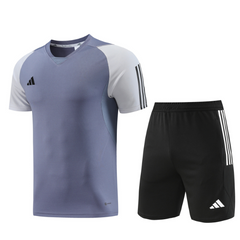 Conjunto Adidas Camiseta + Short Cinza - VENI Futebol
