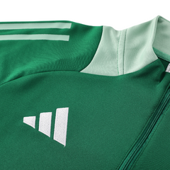 Adidas Cold Set Green and Black Cold Set Quarter-Zip Top and Pants