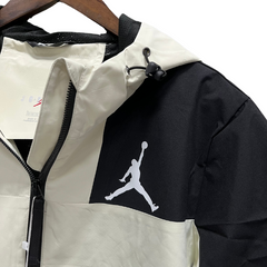 Jordan Beige and Black Windbreaker Jacket