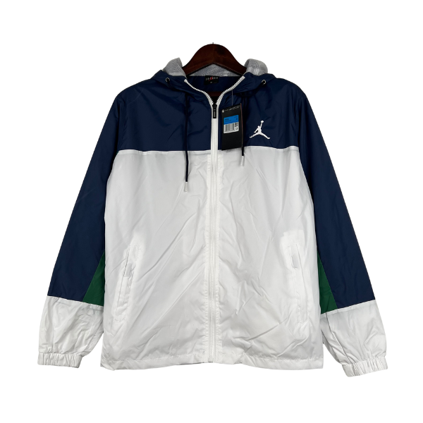 Windbreaker Jordan Branco e Azul - VENI Futebol