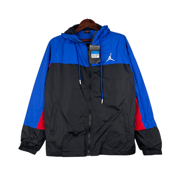 Windbreaker Jordan Preto e Azul - VENI Futebol