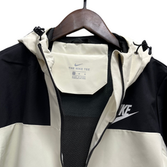 Nike Black and Beige Windbreaker Jacket