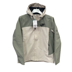 Nike Green and Beige Windbreaker Jacket