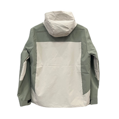 Nike Green and Beige Windbreaker Jacket