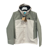 The North Face Green and White Windbreaker Jacket