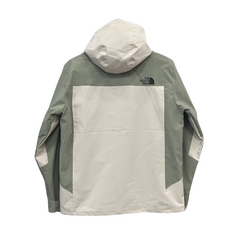 The North Face Green and White Windbreaker Jacket