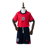 England Nike 2026 Away Kids Version Football T-Shirt + Shorts Kit