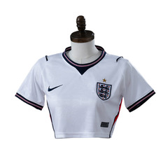 England Nike 2026 Home Women's Baby Tee Version Football T-Shirt