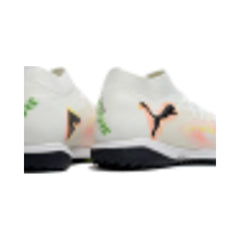 Future 8 WhitPuma e and Orange Turf TF Football Boot