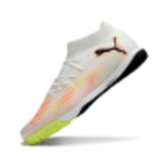 Future 8 WhitPuma e and Orange Turf TF Football Boot