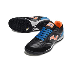 Joma Top Flex Black Blue and Orange Turf TF Football Boot