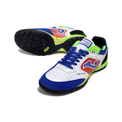 Joma Top Flex White Red Green and Pink Turf TF Football Boot