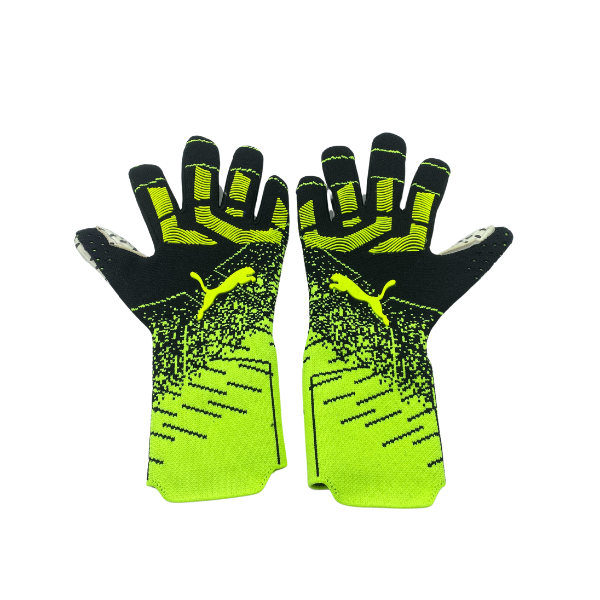 Luva de Goleiro Puma Future Z Preta e Verde - VENI Futebol