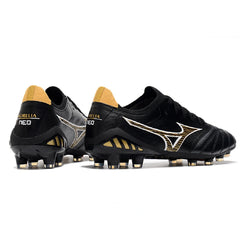 Mizuno Morelia Neo III Elite Black and Gold Firm Ground FG Football Boot