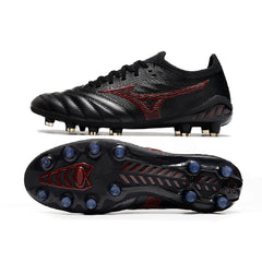 Mizuno Morelia Neo III Elite Black and Red Firm Ground FG Football Boot