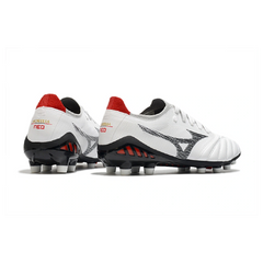 Mizuno Morelia Neo III Elite White and Black Firm Ground FG Football Boot