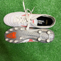 Mizuno Morelia Neo III Elite White and Red Firm Ground FG Football Boot Size 44 Eur