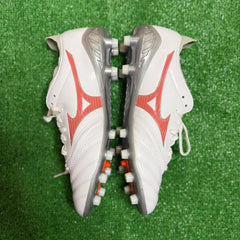 Mizuno Morelia Neo III Elite White and Red Firm Ground FG Football Boot Size 44 Eur