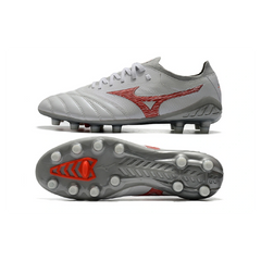Mizuno Morelia Neo III Elite White and Red Firm Ground FG Football Boot