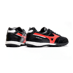 Mizuno Morelia Sala Black Red and White Turf TF Football Boot