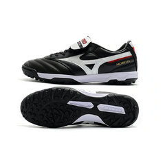 Mizuno Morelia Sala Classic Black White and Red Turf TF Football Boot
