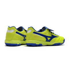 Mizuno Morelia Sala Classic Neon Green and Blue Turf TF Football Boot