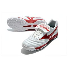 Mizuno Morelia Sala Classic White and Red Turf TF Football Boot