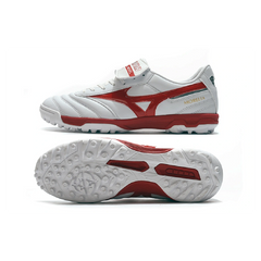 Mizuno Morelia Sala Classic White and Red Turf TF Football Boot