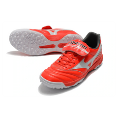 Mizuno Morelia Sala Classic Red and White Turf TF Football Boot