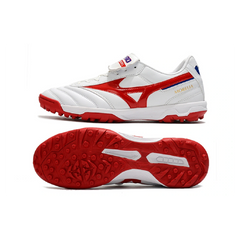 Mizuno Morelia Sala Classic White Red and Black Turf TF Football Boot